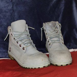 Blue Timberland Boots